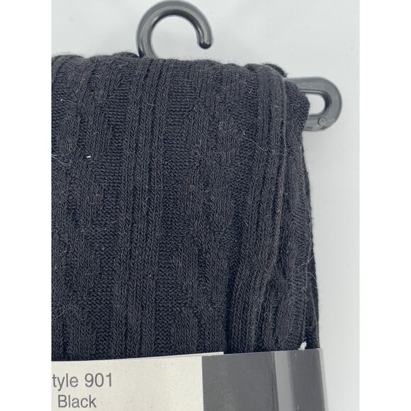 FOOT TRAFFIC Women's Black Bamboo Eco Friendly Pull-On Tights SZ OS - Picture 3 of 8